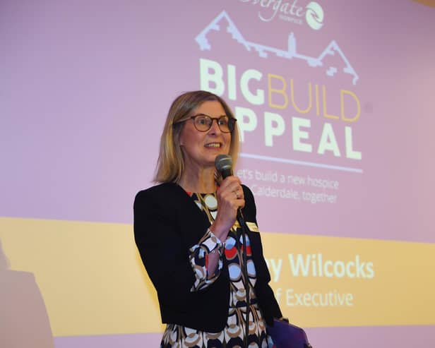 Tracey Wilcocks, CEO of Overgate Hospice, said that by expanding the charity's services, Calderdale's growing population can experience more dignified care.Picture: Gerard Binks