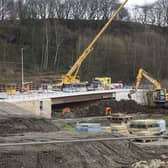 The new bridge is part of the A629 works