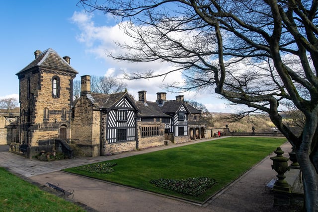 View of Shibden Hall as they prepared for reopening