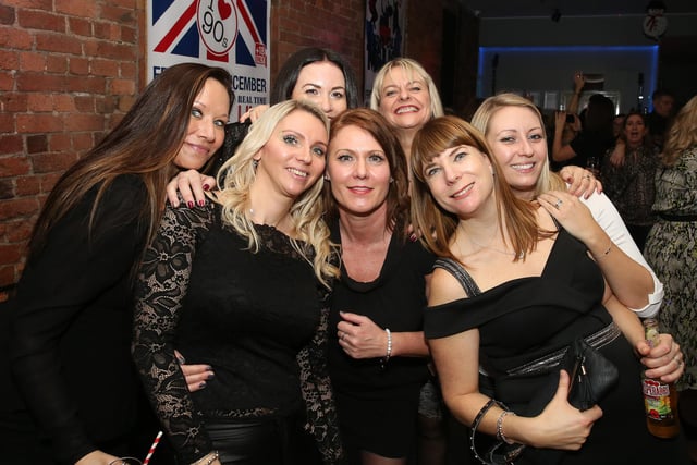 These girls look forward to reliving top tunes from the decade at the Dirty Stop Outs Guide to 1990s Chesterfield party at Real Time Live in December 2019.