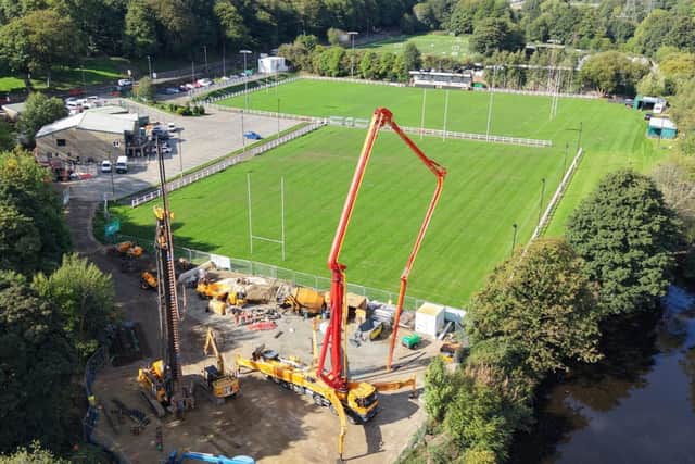 Over a 15-day period, foundation works progressed through an extensive piling operation. Picture: Esh Construction.