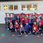 Some of the participants in last year's Reindeer Run fundraiser