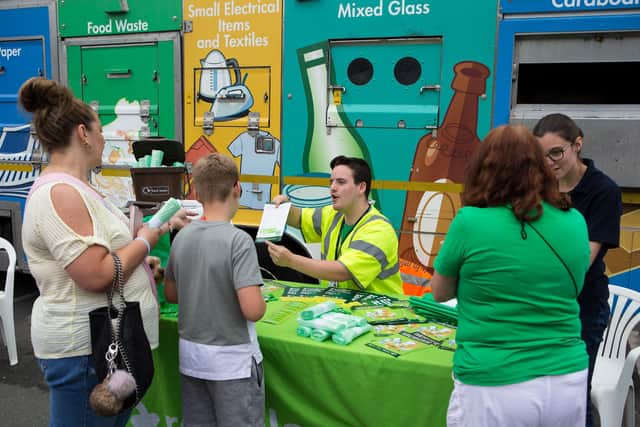 Waste not, want not: A Calderdale Council household recycling promotion and information day held in Halifax