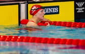 Team England athlete Evie Lambert competing in the women's 200m individual medley SM10 para swimming at the Glasgow 2026 Commonwealth Games. Photo: imagecomms/Team England.