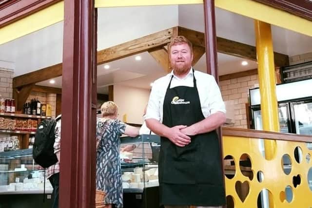 Owner Jay Hickson of Calder Cheesehouse