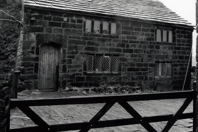 An archive photo of Bell House farm, Cragg Vale, the former home of the Cragg Vale Coiners