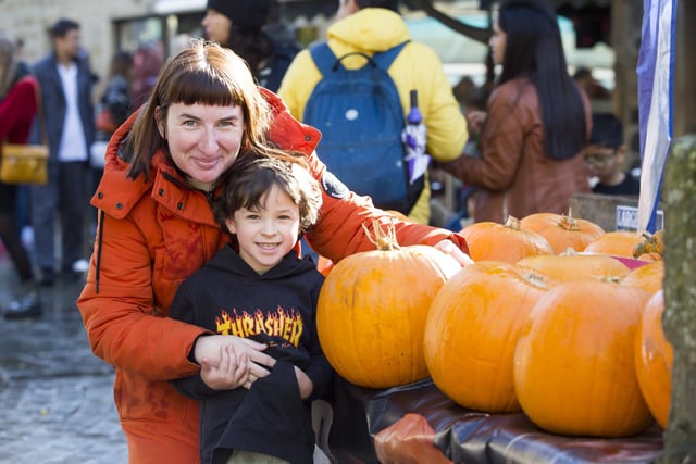 Charlotte Martin and Milo Martin. five, choose a pumpkin.