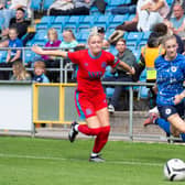 Aleesha Collins scored twice to seal a place in the next round of the FA Cup. Pic: Bruce Fitzgerald