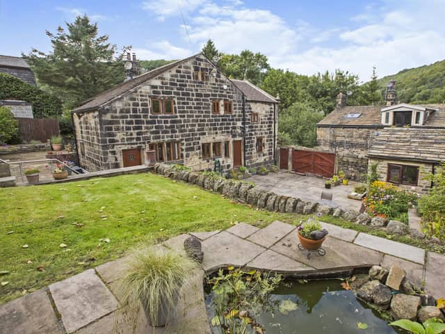 This Grade ll listed property in Stubbing Square, Hebden Bridge, is for sale priced £750,000