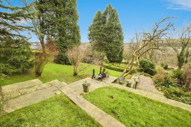 Landscaped and tiered gardens include seating areas from which to soak up the surrounding views.
