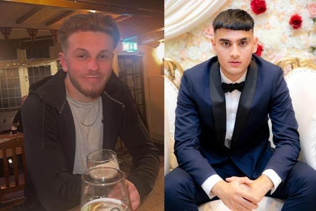 Joshua Clark and Haidar Shah died after being stabbed in Halifax town centre on Sunday