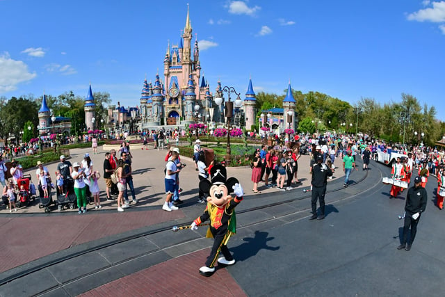 With the big draw being Disney World, Orlando, a city in central Florida, is home to more than a dozen theme parks. (Photo by Julio Aguilar/Getty Images for Disney Dreamers Academy)