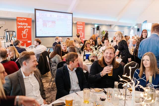 Guests at the 2022 Kirklees and Calderdale Charity Lunch held at the Cedar Court Hotel, Ainley Top, in December.
