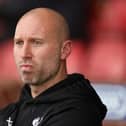 KIDDERMINSTER, ENGLAND - JULY 25: Kidderminster Harriers manager Russell Penn Looks on prior to the Pre-Season Friendly between Kidderminster Harriers and Northampton Town at Aggborough Stadium on July 25, 2023 in Kidderminster, England. (Photo by Pete Norton/Getty Images)