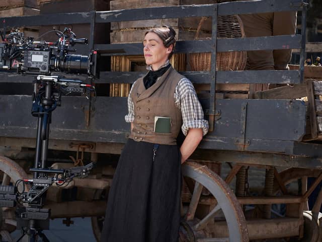 A Sally Wainwright drama filmed in Halifax, Gentleman Jack follows the life of Halifax diarist and 19th century landowner Anne Lister as she looks to open a coal mine and find herself a wife. Picture: BBC/Lookout Point/HBO/Sam Taylor