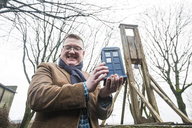 Doctor Who writer Mark Wright at Halifax Gibbet
