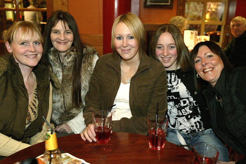 Janet, Michelle, Tanya, Steph and Carol back in 2005.