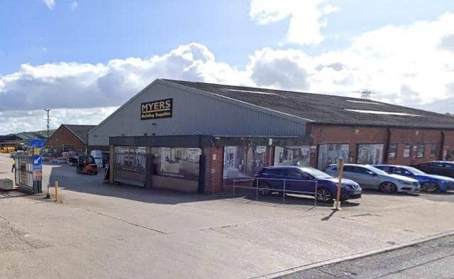 Brighouse builders' merchants Naylor Myers Limited want to create a new access to the site.