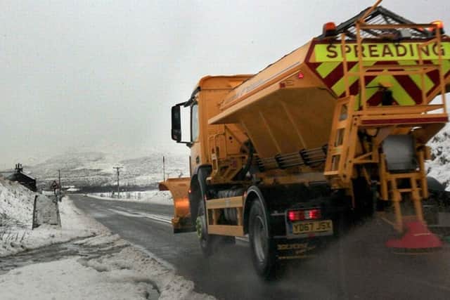 Gritting will take place this afternoon and tomorrow