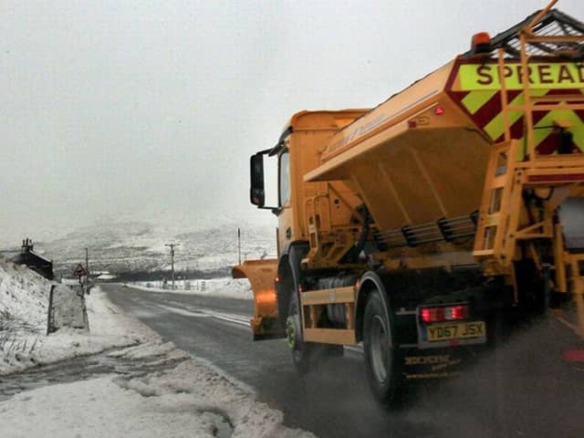Gritting will take place this afternoon and tomorrow
