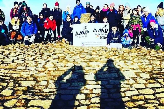Amp camp mountain climbers team