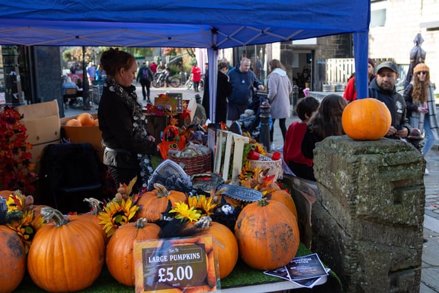 Hebden Bridge Pumpkin Trail is always a popular event with residents and visitors alike