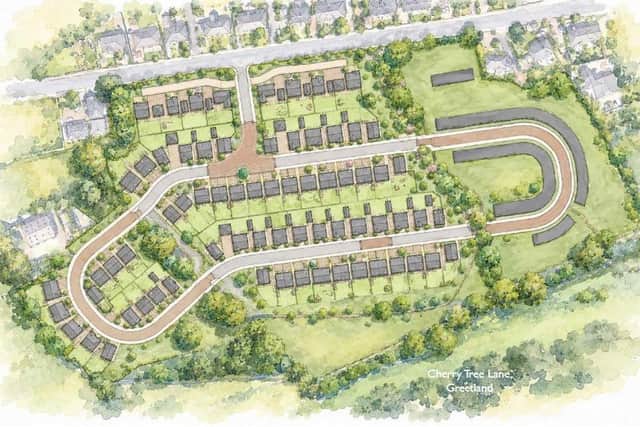 The proposed development in Greetland