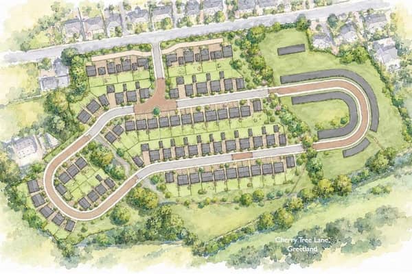 The proposed development in Greetland