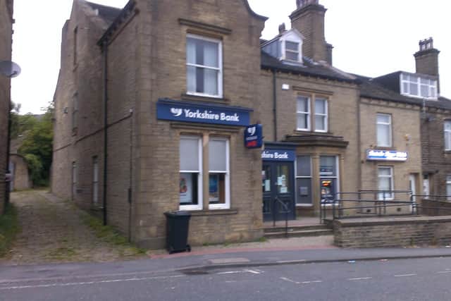 The building is behind the Yorkshire Bank branch in Queensbury which closed in 2016.