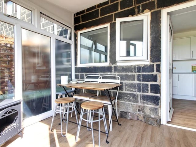 Garden dining room.