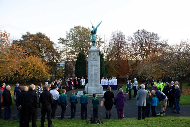 Brighouse Remembrance at Rydings Park, Brighouse