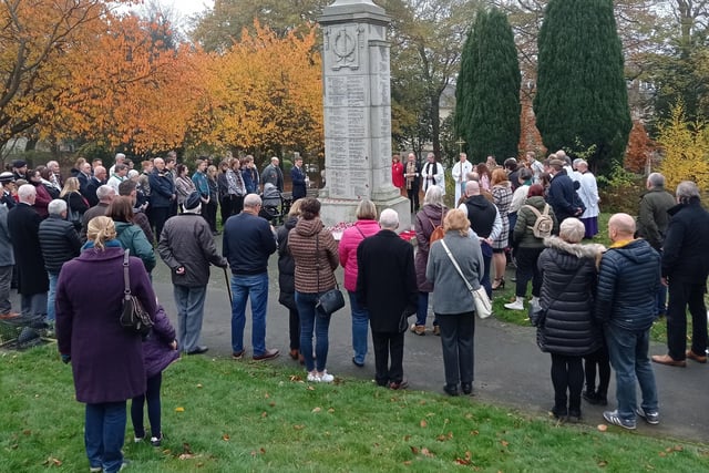 Brighouse Remembrance at Rydings Park, Brighouse