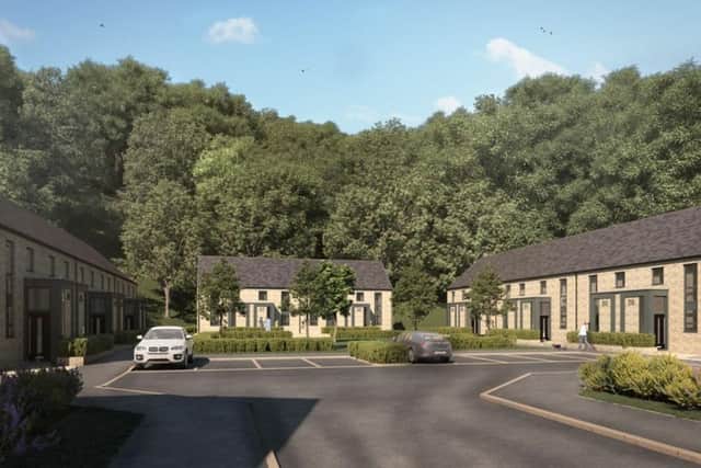 An artist's impression of how the development in Siddal could look