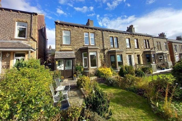 To the front of this end terraced house is a small garden and pathway which leads to an open plan garden, rented from the railway for a yearly fee of £68.