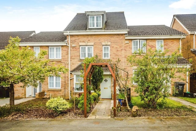 This four bedroom town house is on the market for £190,000 with William H. Brown