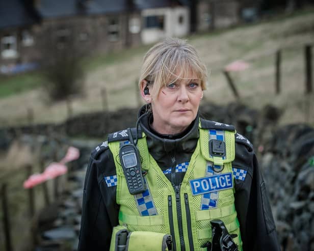 Sarah Lancashire during filming for series two. Picture: BBC/Red Productions/Ben Blackall