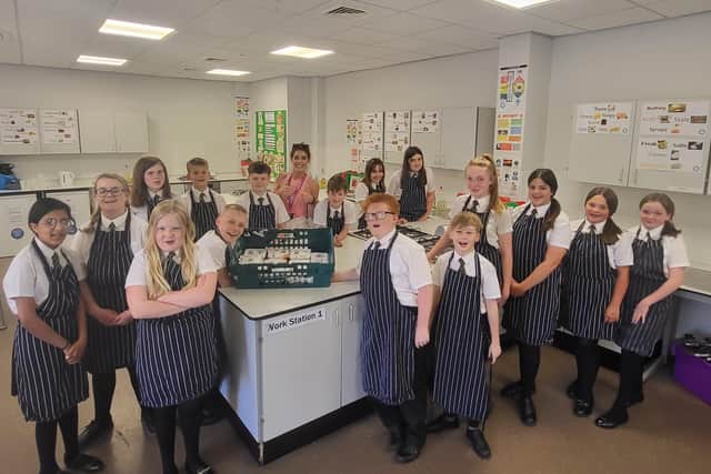 Year seven Trinity Academy students rounded off a year working with Halifax Homeless Community Kitchen