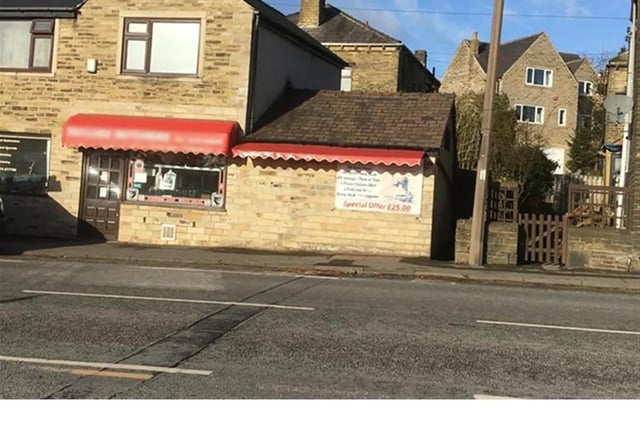 Taylor's Butchers on Wade House Road in Shelf is on the market for £90,000
