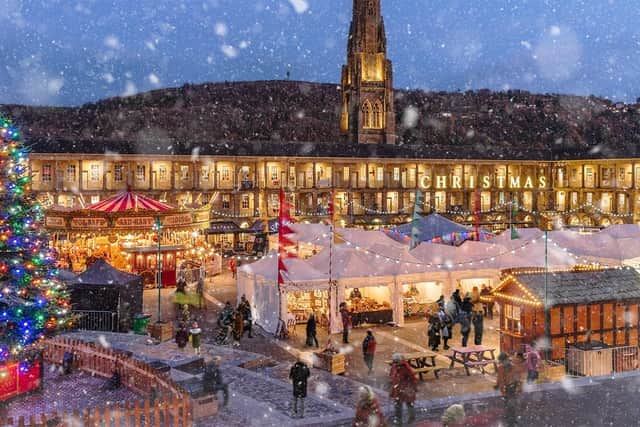 The Piece Hall will be transformed into a winter wonderland this Christmas