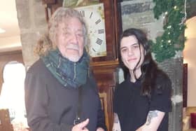 Robert Plant was at Holdsworth House Hotel and Restaurant