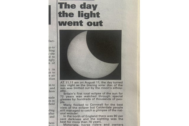 At 11.11am on August 11, 1999, Britain saw its first total eclipse of the sun in 72 years.
