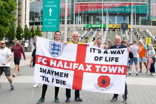 FC Halifax Town v Gateshead, FA Trophy Final at Wembley Stadium.