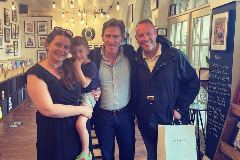 Comedian and Would I Lie to You host Rob Brydon popped into Loafers in The Piece Hall before his show at the Victoria Theatre in Halifax. Loafers said he bought a copy of the debut album by Norah Jones and a pair of Loafers socks to wear on stage.