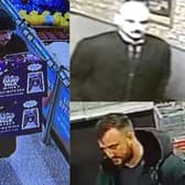 These CCTV images have been released by police in Calderdale of people they would like to speak to.