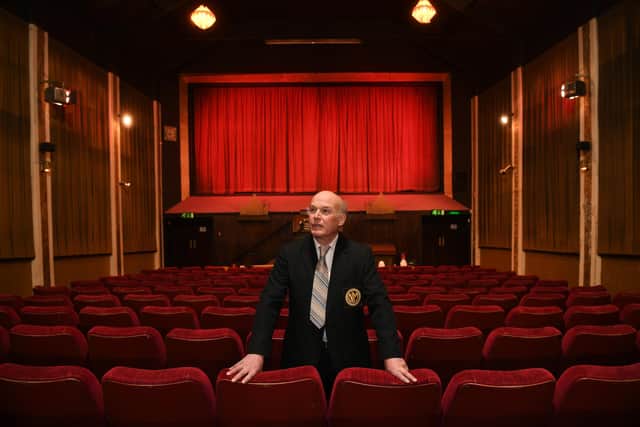 A passion for the pictures: Charles Morris at The Rex Cinema in Elland.