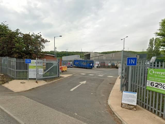 Elland Recycling Centre at Huddersfield Road, Elland. Picture: Google