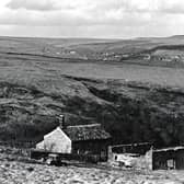 Bell House farm, Cragg Vale (left) the former home of the Cragg Vale Coiners and Bell House Barn (right)