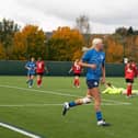 Farah Crompton netted her second hat-trick in as many games.