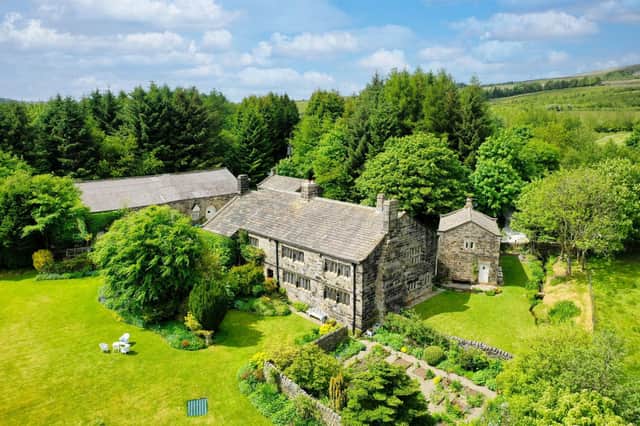 Hartley Royd Estate is a seven-bedroom period home that dates back to the 16th century. It has two detached cottages, a barn and an estate of approximately 58 acres, between Todmorden and Hebden Bridge. Offers in excess of £1.95m invited.