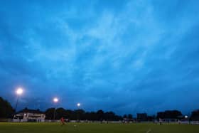 BRADFORD, ENGLAND - JULY 30: A general view of play during the Pre-Season Friendly between Bradford (Park Avenue) AFC and Huddersfield Town on July 30, 2019 in Bradford, England. (Photo by George Wood/Getty Images)